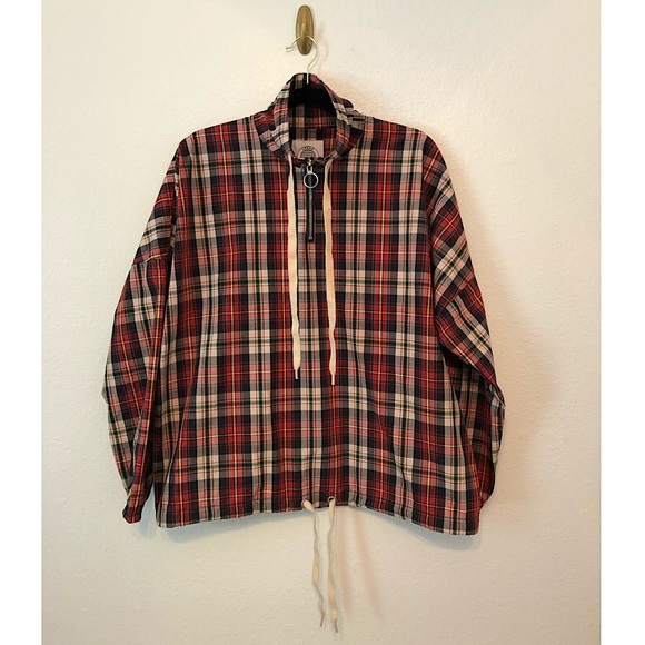 Urban Outfitters Plaid Oversized Windbreaker - Picture 8 of 11
